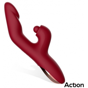 Vibro Rabbit VELTER 11 x 3.2cm Rouge