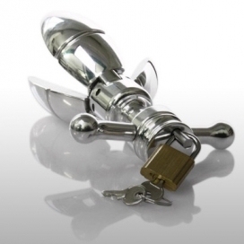 Plug anal de chasteté ULTIMATE LOCK 10 x 6 cm 2