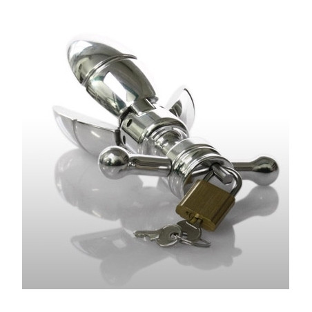 Plug anal de chasteté ULTIMATE LOCK 10 x 6 cm
