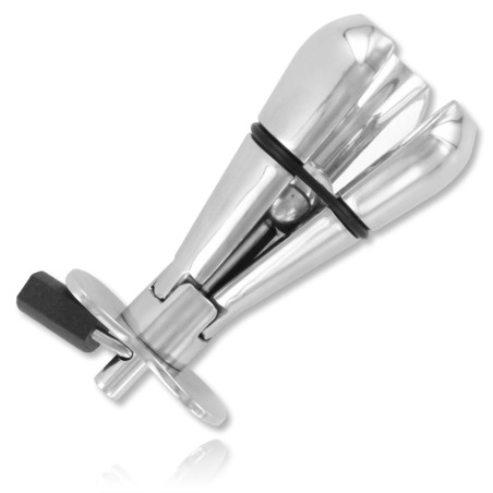 Plug anal de chasteté ASS LOCK STEEL 9 x 4.7 cm