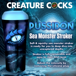 Masturbateur monstre CREATURE PUSSIDON Bleu