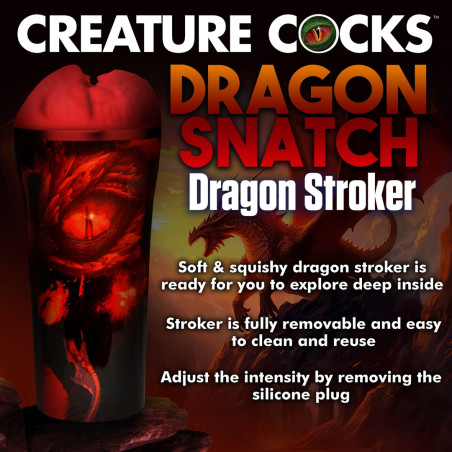 Masturbateur monstre CREATURE DRAGON Rouge