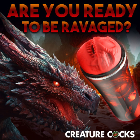 Masturbateur monstre CREATURE DRAGON Rouge