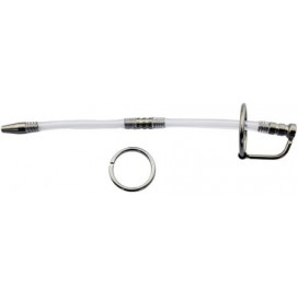 Tige à urètre percée et flexible de 20 cm pour stimulation intense