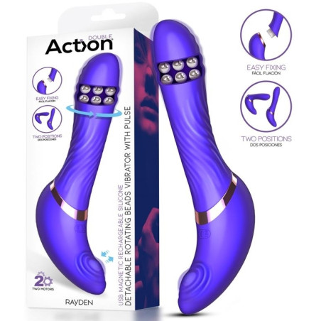 Stimulateur de Clitoris RAYDEN 14 x 3.7cm Violet
