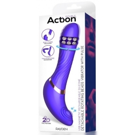 Stimulateur de Clitoris RAYDEN 14 x 3.7cm Violet 2