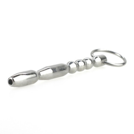 Plug à urètre percé Macho de 10mm de diamètre et 10.5cm de long