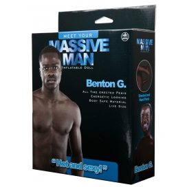 Poupée gonflable homme MASSIVE MAN BENTON G 18 x 5.5cm 2
