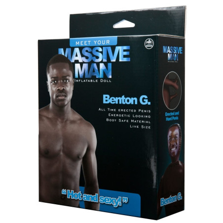 Poupée gonflable homme MASSIVE MAN BENTON G 18 x 5.5cm