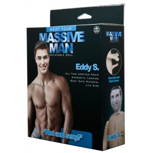 Poupée gonflable homme MASSIVE MAN EDDY 18 x 5cm