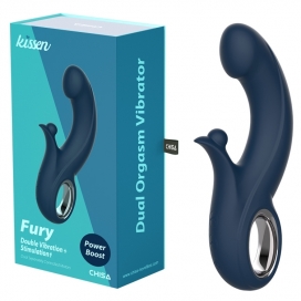 Vibromasseur Rabbit FURY 13 x 3.5cm 2