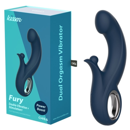 Vibromasseur Rabbit FURY 13 x 3.5cm