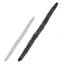 Gode long BIG SILUR 80 cm de Deepleasure | Noir