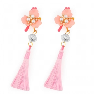 Pinces pour Tétons Fleur avec Pompon et Clochette FLOWERBELL 15cm