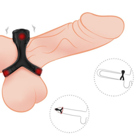Ballstretcher Vibrant VRIZZ 43mm Noir Anal Tech