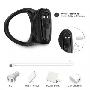 Ballstretcher Vibrant VRIZZ 43mm Noir Anal Tech