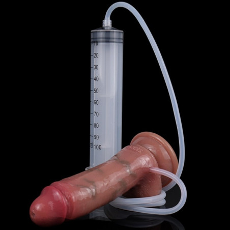 Gode Éjaculateur Réaliste SKINNIER LEO 11.5 x 3.7cm Marron RealCockz