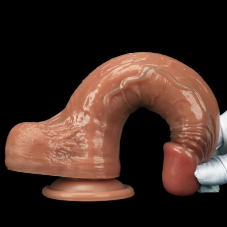 Gode Réaliste BROWNDICK M 17 x 4.5cm Marron