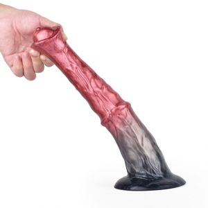 Gode Cheval ALBI HORSE Rose-Noir de 25 x 6 cm