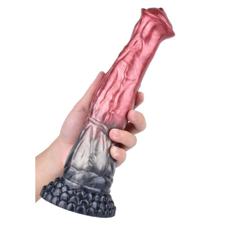 Gode cheval CELI HORSE 25 x 6 cm Rose-noir