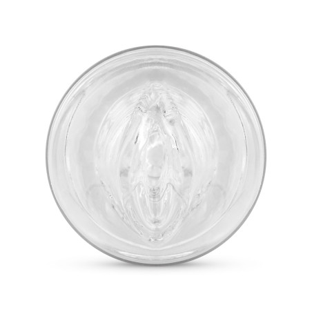 Masturbateur Double Entrée Vaginale et Anale DOUBLE SIDED Transparent