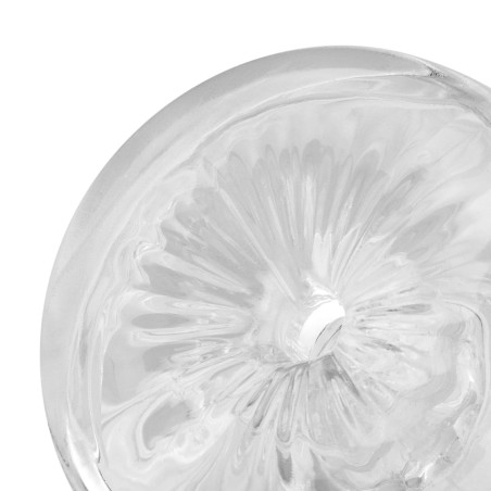 Masturbateur Double Entrée Vaginale et Anale DOUBLE SIDED Transparent
