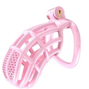 Cage de Chasteté NEXIA XL 10 x 3.4cm Rose pâle