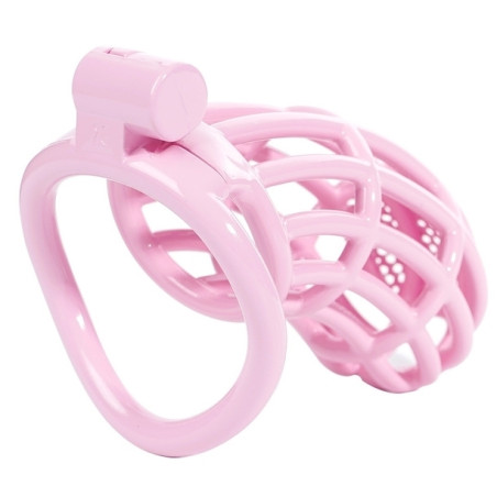 Cage de Chasteté NEXIA XL 10 x 3.4cm Rose pâle