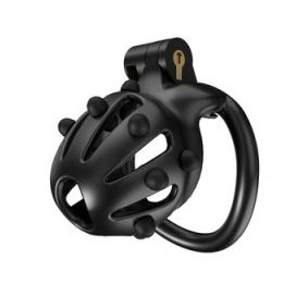 Cage de chasteté POINT UP S Noire de CockLock 2
