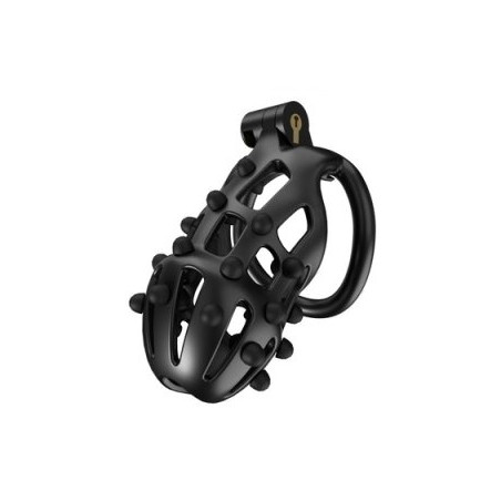 Cage de chasteté POINT UP L Noire de 10 x 4 cm