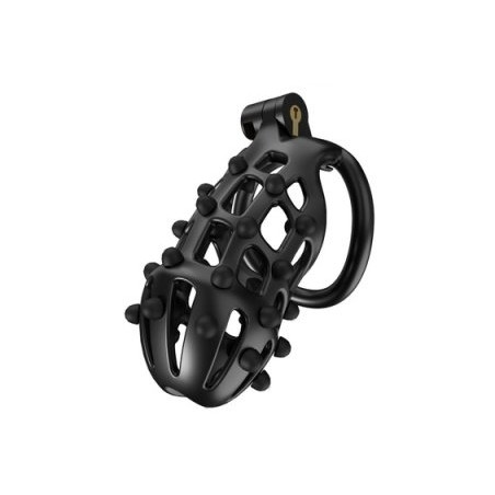 Cage de chasteté POINT UP XL Noire de 11 x 4 cm