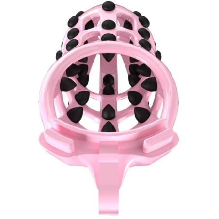 Cage de chasteté POINT UP L Rose de 10 x 4 cm