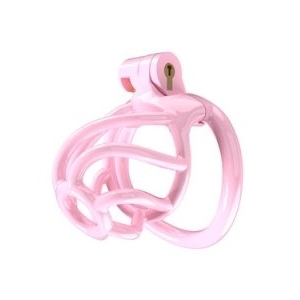 Cage de chasteté TORTILLE S 6 x 3.4 cm Rose