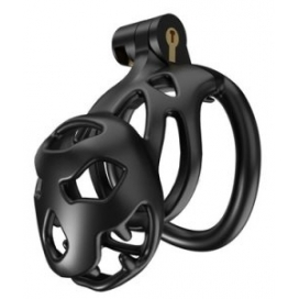 Cage de chasteté BOUH M Noire de CockLock 8 x 3.5 cm 2
