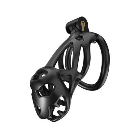 Cage de chasteté BOUH L Noire de CockLock 10 x 3.5 cm