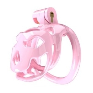 Cage de chasteté BOUH S Rose de 6 x 3.4 cm