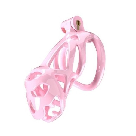 Cage de chasteté BOUH L Rose de 10 x 3.5 cm