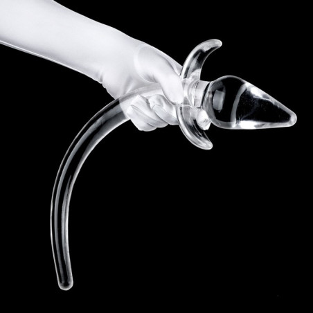 Plug Queue ZOO TAIL S Transparent de 6 x 2.5 cm