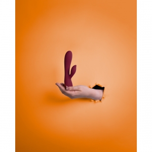 Vibro Rabbit DARKCHERRY 11 x 3.5cm Loveline