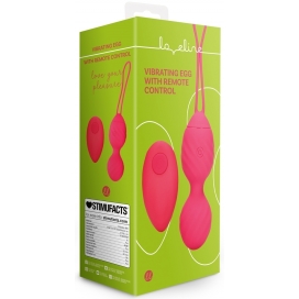 Boules de Geisha Vibrantes STRAWRED 10 x 3.5cm Loveline 2