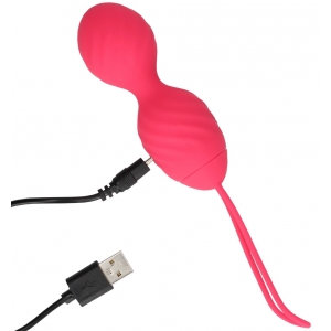 Boules de Geisha Vibrantes STRAWRED 10 x 3.5cm Loveline