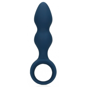 Plug Silicone TEARDROP BALTIC M 10.5 x 3.5cm Bleu