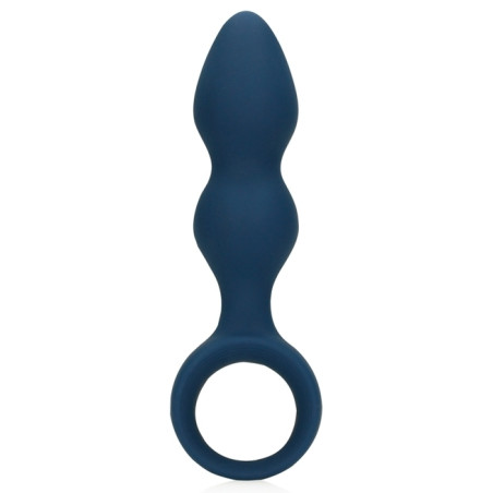 Plug Silicone TEARDROP BALTIC M 10.5 x 3.5cm Bleu
