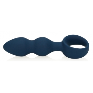 Plug Silicone TEARDROP BALTIC M 10.5 x 3.5cm Bleu