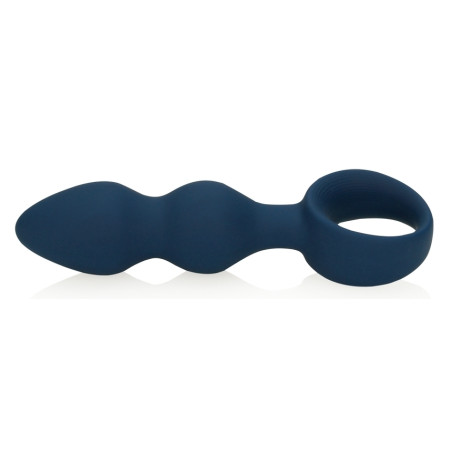 Plug Silicone TEARDROP BALTIC M 10.5 x 3.5cm Bleu