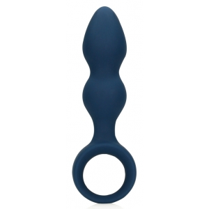 Plug Silicone TEARDROP BALTIC L 12 x 4cm Bleu