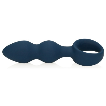 Plug Silicone TEARDROP BALTIC L 12 x 4cm Bleu
