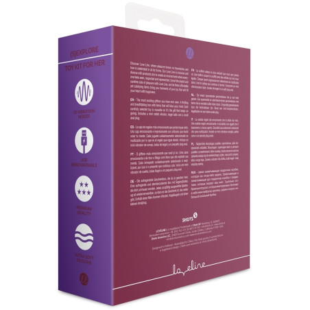 Coffret de Sextoys pour Elle DARKCHERRY 3 Accessoires Loveline