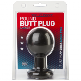 Plug anal XXL Round de Doc Jonhson de 11 cm de haut couleur noire 2