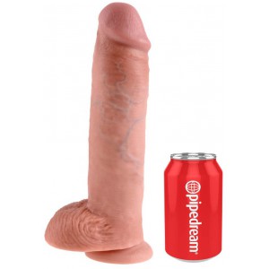 Gode XL King Cock 24cm en couleur chair